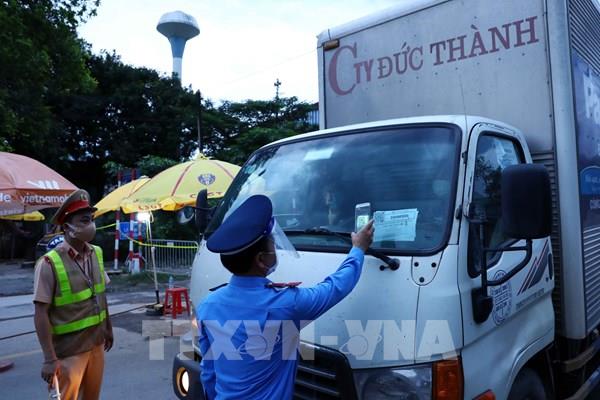 Thử nghiệm phần mềm kiểm soát lái xe vận tải hàng hóa bằng mã QR Code