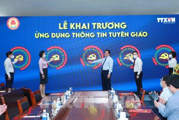 Khai trương Ứng dụng Thông tin Tuyên giáo và ra mắt hình thức mới 3 bản tin