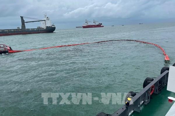 Đã hút hết dầu trong tàu Mỹ An 1, loại bỏ hoàn toàn nguy cơ dầu tràn ra ngoài biển