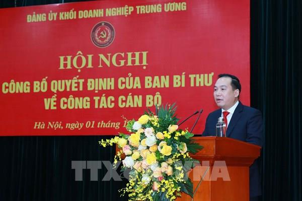 Đồng chí Hồ Xuân Trường giữ chức Phó Bí thư Đảng ủy Khối Doanh nghiệp Trung ương