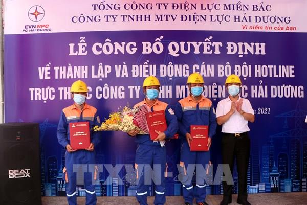 Điện lực Hải Dương thành lập đội sửa chữa điện hotline