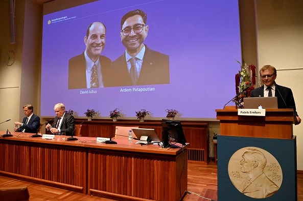 Khám phá về nhiệt độ và xúc giác đoạt giải Nobel Y sinh 2021