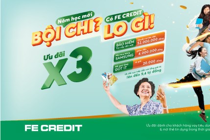 FE CREDIT đồng hành cùng năm học mới