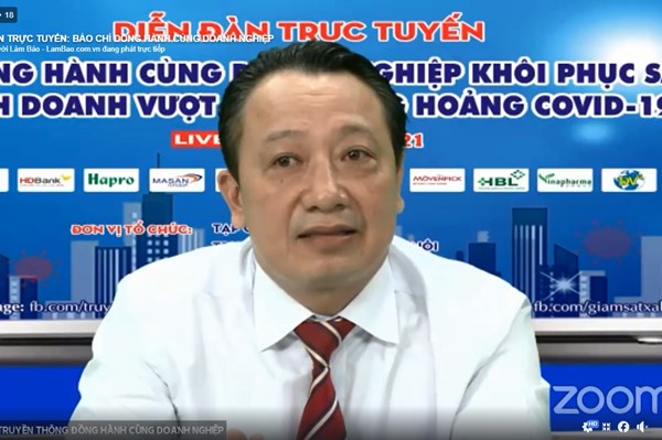 Báo chí cùng doanh nghiệp chia sẻ giải pháp khôi phục sản xuất kinh doanh