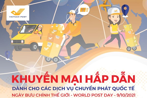 Vietnam Post khuyến mại tri ân khách sử dụng dịch vụ chuyển phát quốc tế