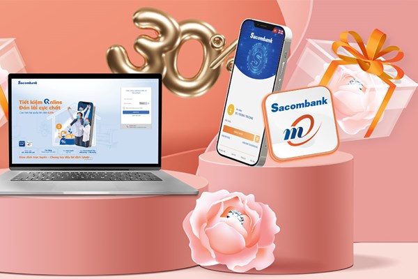 Sacombank tung nhiều ưu đãi chào mừng ngày 20/10