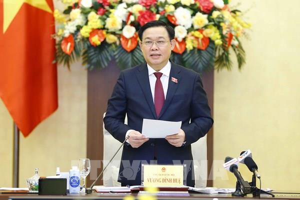 Chủ tịch Quốc hội gặp mặt lãnh đạo các doanh nghiệp khoa học công nghệ