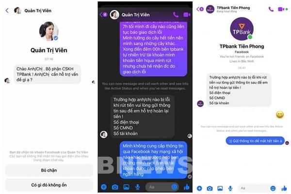 TPBank gặp sự cố giao dịch, xuất hiện nhiều facebook nghi giả mạo ngân hàng