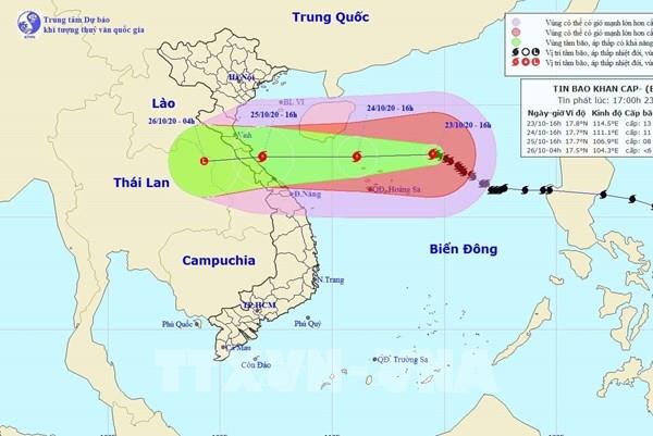 Tin mới nhất về cơn bão số 8: Hướng vào Thanh Hóa -Quảng Bình