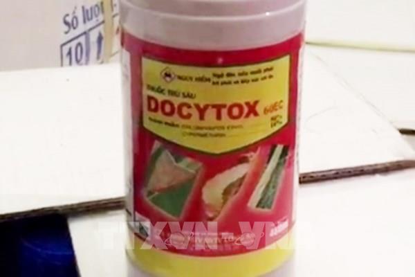 Phát hiện doanh nghiệp kinh doanh thuốc bảo vệ thực vật bị cấm