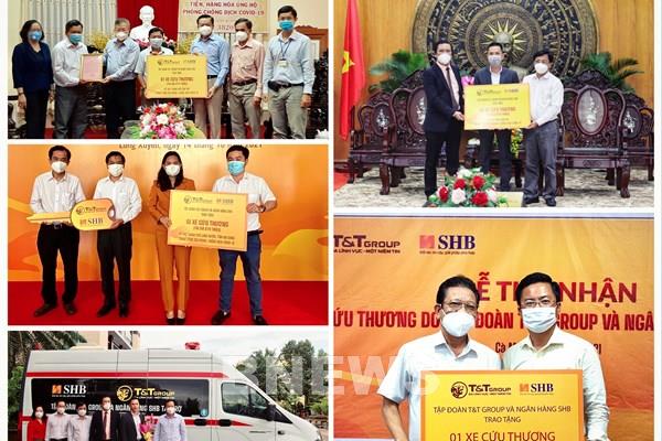 T&T Group và SHB hỗ trợ một số tỉnh, thành phòng chống dịch COVID-19