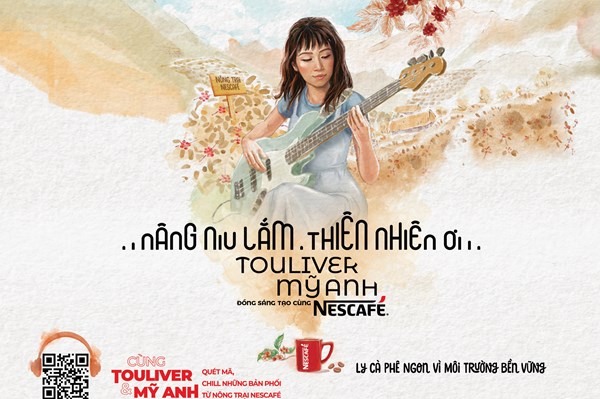 NESCAFÉ cùng Touliver và Mỹ Anh ra mắt album lấy chất liệu từ âm thanh của nông trại cà phê