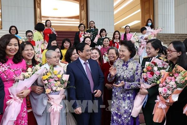 Thủ tướng: Việt Nam đã tạo môi trường để phụ nữ khẳng định vị thế và đóng góp cho xã hội