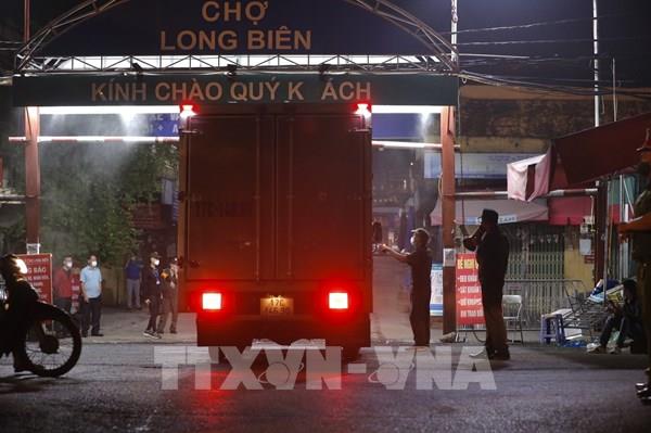 Chợ Long Biên (Hà Nội) chính thức hoạt động trở lại từ 0 giờ ngày 21/10