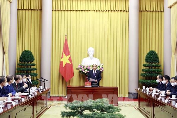 Chủ tịch nước Nguyễn Xuân Phúc giao nhiệm vụ cho các tân đại sứ