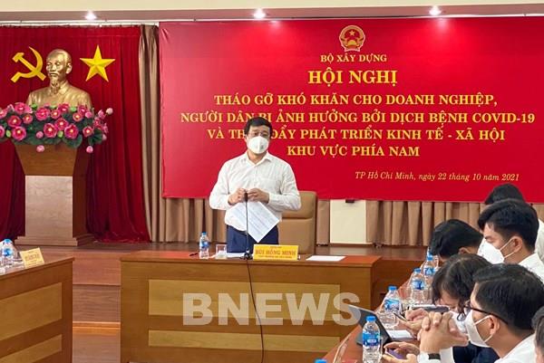 Bộ Xây dựng gỡ khó cho doanh nghiệp và người dân tại phía Nam