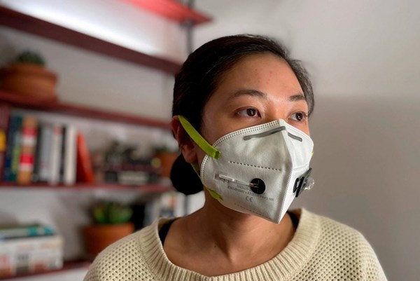Sáng chế khẩu trang có khả năng phát hiện COVID-19