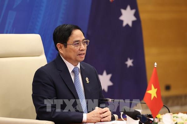Thủ tướng Phạm Minh Chính mong muốn Australia tiếp tục ủng hộ nỗ lực của ASEAN