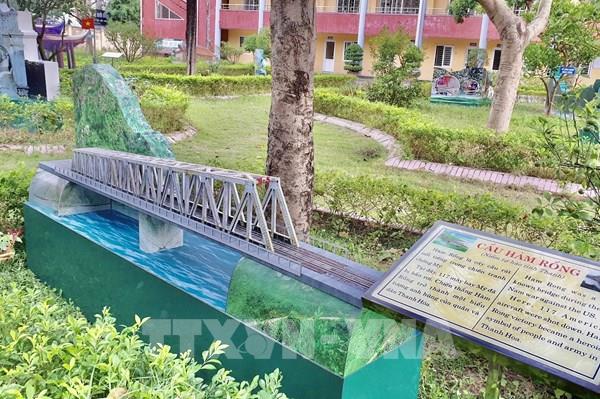 Độc đáo mô hình “Công viên thắng tích xứ Thanh” trong trường học