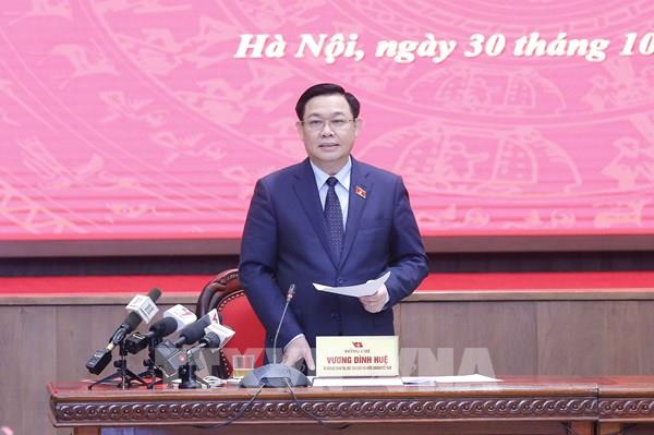 Chủ tịch Quốc hội dự Hội nghị lấy ý kiến vào nội dung dự án Luật Thủ đô (sửa đổi)