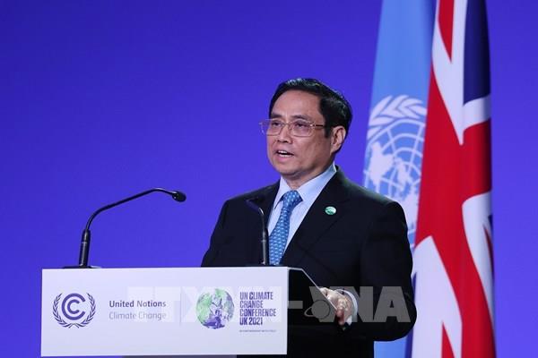Thủ tướng Chính phủ Phạm Minh Chính phát biểu tại Hội nghị COP26