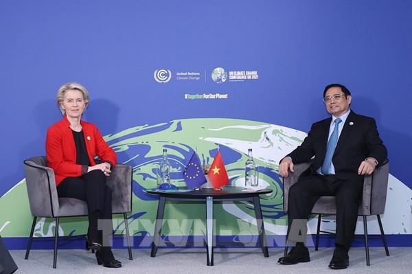 Thủ tướng Phạm Minh Chính tiếp Thủ tướng Australia và Chủ tịch Ủy ban châu Âu