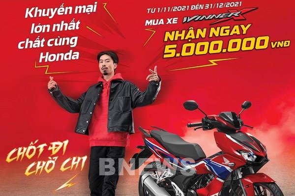 Honda Việt Nam khuyến mại khủng cho khách mua xe côn tay WINNER X