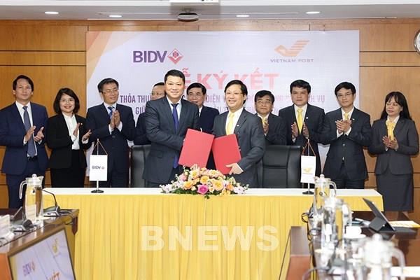 BIDV và Vietnam Post hợp tác triển khai nhiều dịch vụ tài chính