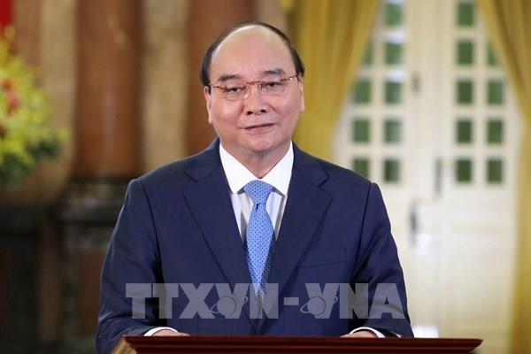 Chủ tịch nước Nguyễn Xuân Phúc dự Hội nghị thượng đỉnh doanh nghiệp APEC 2021