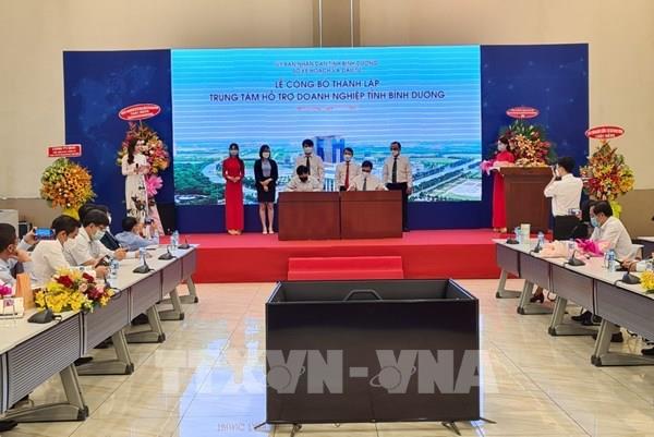 Ra mắt Trung tâm Hỗ trợ doanh nghiệp tỉnh Bình Dương