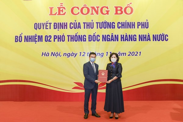 Ngân hàng Nhà nước có 2 Phó Thống đốc mới