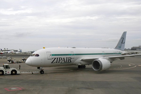 Zipair là hãng hàng không giá rẻ đầu tiên kết nối châu Á và Bắc Mỹ