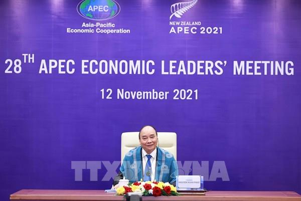 Phát biểu của Chủ tịch nước Nguyễn Xuân Phúc tại Hội nghị Các nhà lãnh đạo kinh tế APEC lần thứ 28
