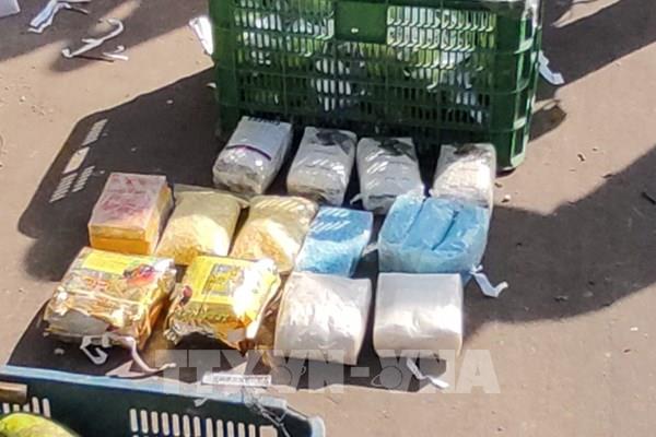 Long An bắt hai đối tượng vận chuyển 24 kg ma túy