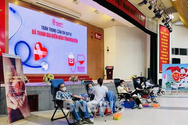 Nhân viên Shinhan Finance góp gần 300 túi máu vào quỹ máu quốc gia