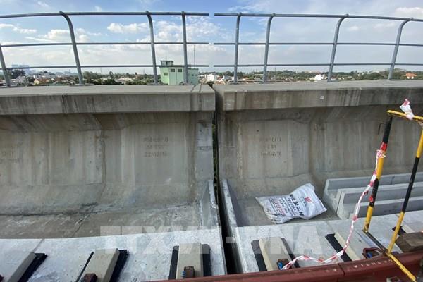 Vẫn chưa xử lý được sự cố gối cầu dự án tuyến metro số 1 Bến Thành – Suối Tiên