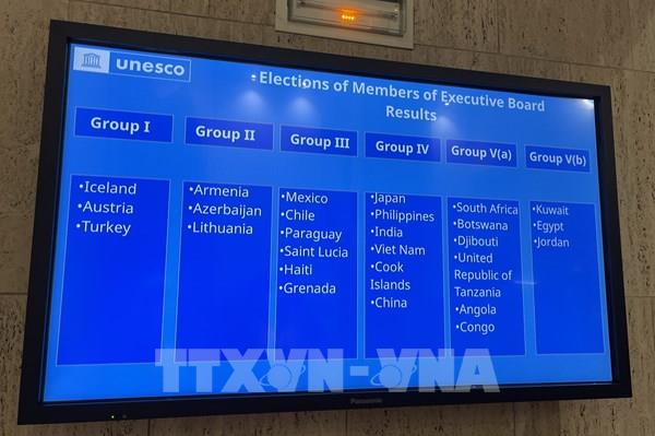 Việt Nam trúng cử thành viên Hội đồng Chấp hành UNESCO
