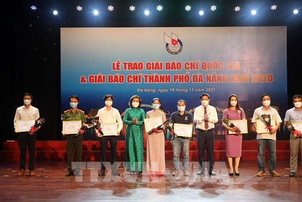 TTXVN đoạt giải Nhất Giải Báo chí thành phố Đà Nẵng năm 2020