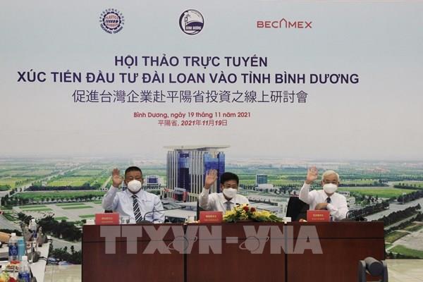 Bình Dương xúc tiến thu hút dòng vốn từ Đài Loan (Trung Quốc)