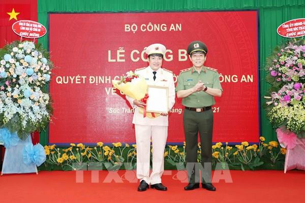 Trao Quyết định bổ nhiệm tân Giám đốc Công an tỉnh Sóc Trăng