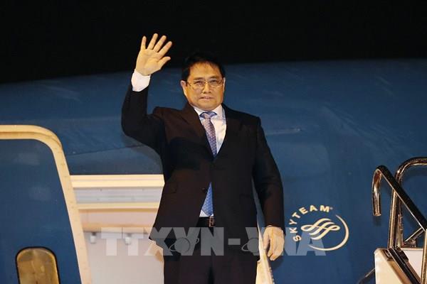 Thủ tướng Phạm Minh Chính tới Tokyo bắt đầu chuyến thăm chính thức Nhật Bản