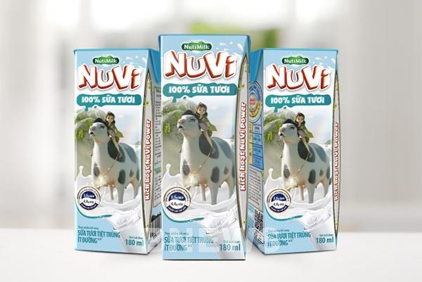 Nutifood tạo đột phá mới với sữa tươi từ bò ăn thảo dược