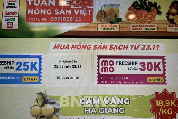 Cam Hà Giang và Cao Phong lên sàn thương mại điện tử
