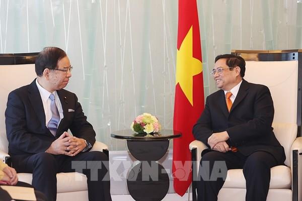 Thủ tướng Phạm Minh Chính tiếp Lãnh đạo Đảng Cộng sản Nhật Bản