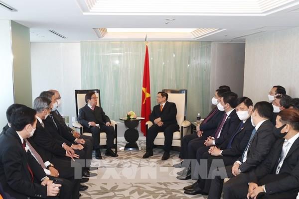 Thủ tướng Phạm Minh Chính tiếp các tập đoàn kinh tế, trường đại học hàng đầu của Nhật Bản