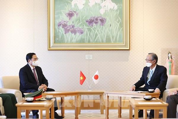 Thủ tướng Phạm Minh Chính hội kiến với Chủ tịch Hạ viện Nhật Bản Hosoda Hiroyuki