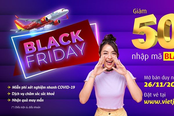 Bùng nổ ngày hội mua sắm cuối năm với nhiều vé giá 0 đồng từ Vietjet Air