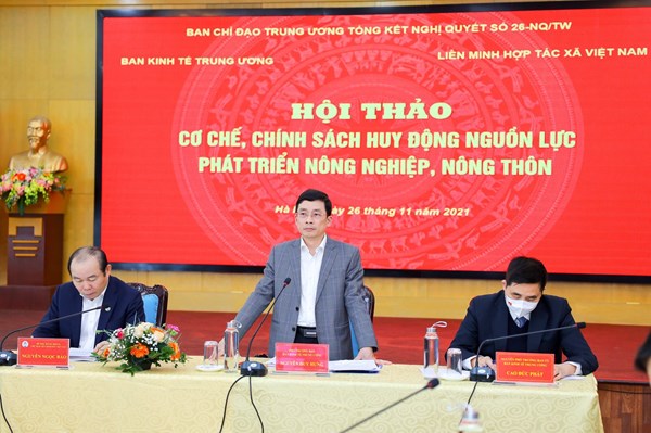 Hoàn thiện chính sách huy động nguồn lực phát triển nông nghiệp nông thôn