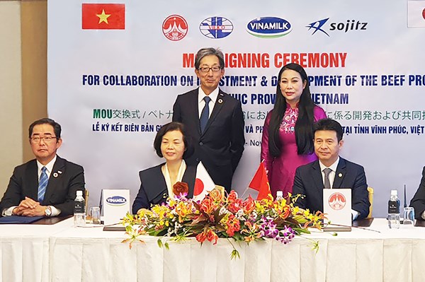 Vinamilk, Vilico và Tập đoàn Sojitz (Nhật Bản) ký hợp tác dự án trị giá 500 triệu USD