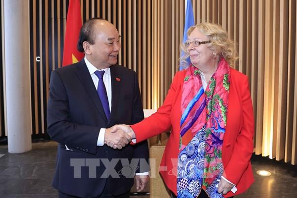 Chủ tịch nước thăm trụ sở Văn phòng LHQ tại Geneva